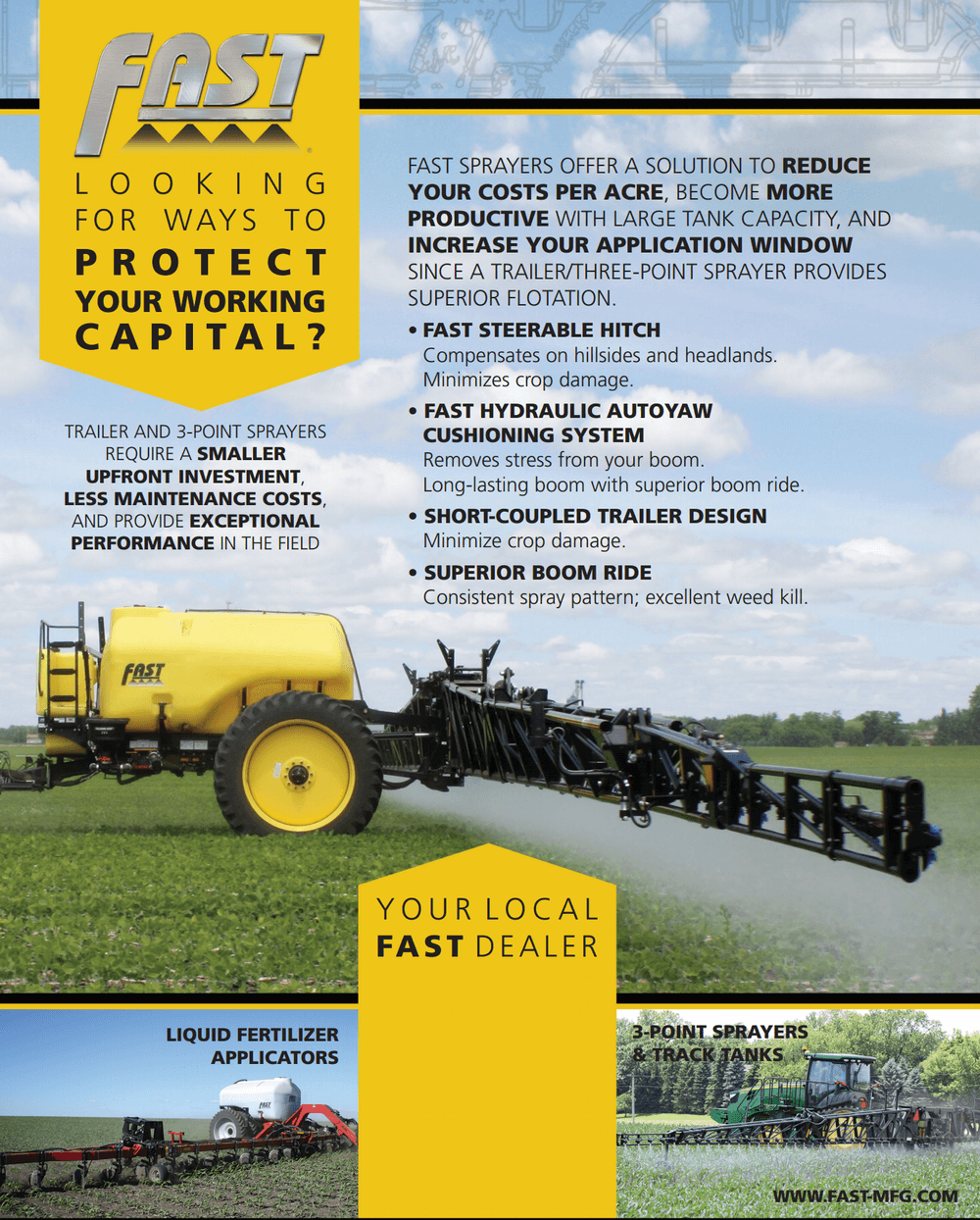 Fast Sprayers | Diller Ag Sales | Beatrice, NE | Fast Sprayers, Tanks ...